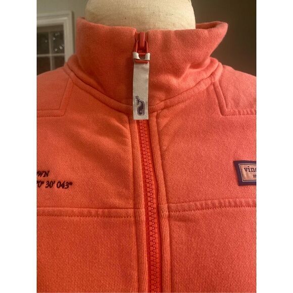 Vineyard Vines Women’s Shep Shirt Half Zip 100% Cotton Size L Nantucket Preppy - Picture 6 of 9